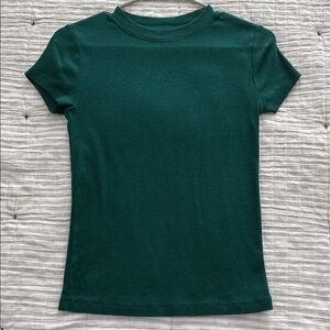 A New Day Emerald Green Ribbed Knit Top